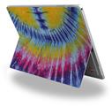Tie Dye Red and Yellow Stripes - Decal Style Vinyl Skin (fits Microsoft Surface Pro 4)