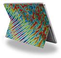 Tie Dye Mixed Rainbow - Decal Style Vinyl Skin (fits Microsoft Surface Pro 4)