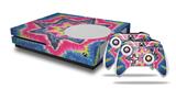 WraptorSkinz Decal Skin Wrap Set works with 2016 and newer XBOX One S Console and 2 Controllers Tie Dye Star 101