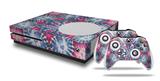 WraptorSkinz Decal Skin Wrap Set works with 2016 and newer XBOX One S Console and 2 Controllers Tie Dye Star 102