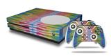 WraptorSkinz Decal Skin Wrap Set works with 2016 and newer XBOX One S Console and 2 Controllers Tie Dye Spine 102