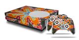WraptorSkinz Decal Skin Wrap Set works with 2016 and newer XBOX One S Console and 2 Controllers Tie Dye Star 103