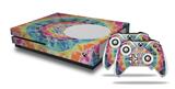WraptorSkinz Decal Skin Wrap Set works with 2016 and newer XBOX One S Console and 2 Controllers Tie Dye Star 104