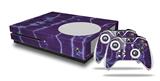 WraptorSkinz Decal Skin Wrap Set works with 2016 and newer XBOX One S Console and 2 Controllers Tie Dye White Lightning