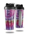 Decal Style Skin Wrap works with Blender Bottle 28oz Tie Dye Red Stripes (BOTTLE NOT INCLUDED)