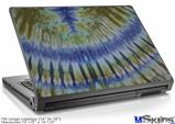 Laptop Skin (Large) - Tie Dye Green Stripes