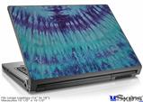 Laptop Skin (Large) - Tie Dye Blue Stripes
