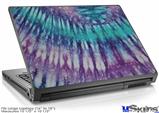 Laptop Skin (Large) - Tie Dye Purple Stripes