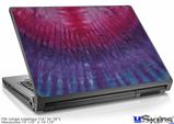 Laptop Skin (Large) - Tie Dye Pink and Purple Stripes