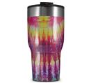 WraptorSkinz Skin Wrap compatible with 2017 and newer RTIC Tumblers 30oz Tie Dye Rainbow Stripes (TUMBLER NOT INCLUDED)