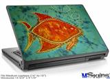 Laptop Skin (Medium) - Tie Dye Fish 100