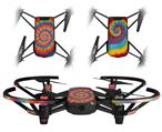 Skin Decal Wrap 2 Pack for DJI Ryze Tello Drone Tie Dye Swirl 107 DRONE NOT INCLUDED