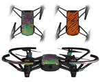 Skin Decal Wrap 2 Pack for DJI Ryze Tello Drone Tie Dye Tiger 100 DRONE NOT INCLUDED