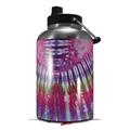 Skin Decal Wrap for 2017 RTIC One Gallon Jug Tie Dye Red Stripes (Jug NOT INCLUDED) by WraptorSkinz