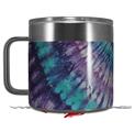Skin Decal Wrap for Yeti Coffee Mug 14oz Tie Dye Purple Stripes - 14 oz CUP NOT INCLUDED by WraptorSkinz