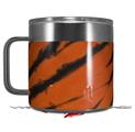 Skin Decal Wrap for Yeti Coffee Mug 14oz Tie Dye Bengal Belly Stripes - 14 oz CUP NOT INCLUDED by WraptorSkinz