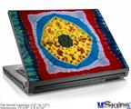 Laptop Skin (Small) - Tie Dye Circles and Squares 101