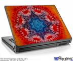 Laptop Skin (Small) - Tie Dye Star 100