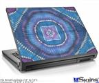 Laptop Skin (Small) - Tie Dye Circles and Squares 100