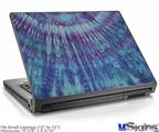 Laptop Skin (Small) - Tie Dye Blue Shale