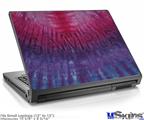 Laptop Skin (Small) - Tie Dye Pink and Purple Stripes