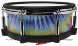 Skin Wrap works with Roland vDrum Shell PD-140DS Drum Tie Dye Red and Yellow Stripes (DRUM NOT INCLUDED)