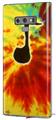 Decal style Skin Wrap compatible with Samsung Galaxy Note 9 Tie Dye Music Note 100