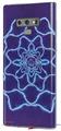 Decal style Skin Wrap compatible with Samsung Galaxy Note 9 Tie Dye Purple Stars