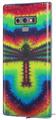 Decal style Skin Wrap compatible with Samsung Galaxy Note 9 Tie Dye Dragonfly