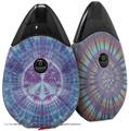 Skin Decal Wrap 2 Pack compatible with Suorin Drop Tie Dye Peace Sign 106 VAPE NOT INCLUDED