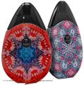 Skin Decal Wrap 2 Pack compatible with Suorin Drop Tie Dye Star 100 VAPE NOT INCLUDED
