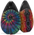 Skin Decal Wrap 2 Pack compatible with Suorin Drop Tie Dye Swirl 105 VAPE NOT INCLUDED