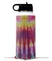 Skin Wrap Decal compatible with Hydro Flask Wide Mouth Bottle 32oz Tie Dye Rainbow Stripes (BOTTLE NOT INCLUDED)