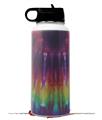 Skin Wrap Decal compatible with Hydro Flask Wide Mouth Bottle 32oz Tie Dye Red and Purple Stripes (BOTTLE NOT INCLUDED)