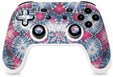 Skin Decal Wrap works with Original Google Stadia Controller Tie Dye Star 102 Skin Only CONTROLLER NOT INCLUDED
