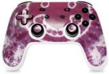 Skin Decal Wrap works with Original Google Stadia Controller Tie Dye Happy 100 Skin Only CONTROLLER NOT INCLUDED