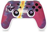 Skin Decal Wrap works with Original Google Stadia Controller Tie Dye Spine 105 Skin Only CONTROLLER NOT INCLUDED
