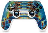 Skin Decal Wrap works with Original Google Stadia Controller Tie Dye Spine 106 Skin Only CONTROLLER NOT INCLUDED