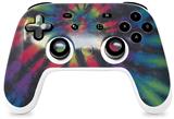 Skin Decal Wrap works with Original Google Stadia Controller Tie Dye Swirl 105 Skin Only CONTROLLER NOT INCLUDED