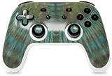 Skin Decal Wrap works with Original Google Stadia Controller Tie Dye Turquoise Stripes Skin Only CONTROLLER NOT INCLUDED