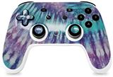 Skin Decal Wrap works with Original Google Stadia Controller Tie Dye Purple Stripes Skin Only CONTROLLER NOT INCLUDED