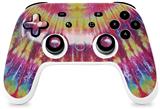 Skin Decal Wrap works with Original Google Stadia Controller Tie Dye Rainbow Stripes Skin Only CONTROLLER NOT INCLUDED