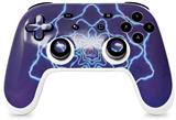 Skin Decal Wrap works with Original Google Stadia Controller Tie Dye Purple Stars Skin Only CONTROLLER NOT INCLUDED