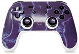 Skin Decal Wrap works with Original Google Stadia Controller Tie Dye White Lightning Skin Only CONTROLLER NOT INCLUDED