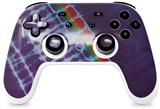 Skin Decal Wrap works with Original Google Stadia Controller Tie Dye Alls Purple Skin Only CONTROLLER NOT INCLUDED