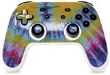Skin Decal Wrap works with Original Google Stadia Controller Tie Dye Red and Yellow Stripes Skin Only CONTROLLER NOT INCLUDED