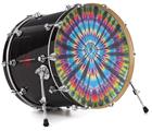 Decal Skin works with most 26" Bass Kick Drum Heads Tie Dye Swirl 101 - DRUM HEAD NOT INCLUDED