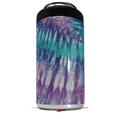 WraptorSkinz Skin Decal Wrap compatible with Yeti 16oz Tall Colster Can Cooler Insulator Tie Dye Purple Stripes (COOLER NOT INCLUDED)