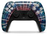 WraptorSkinz Skin Wrap compatible with the Sony PS5 DualSense Controller Tie Dye Bulls Eye 100 (CONTROLLER NOT INCLUDED)