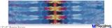 12x3 Bumper Sticker (Permanent) - Tie Dye Spine 104